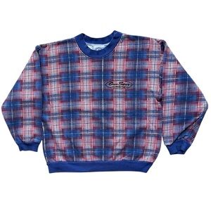 Converse One Star Vtg Plaid Sweatshirt Youth Size (6X)